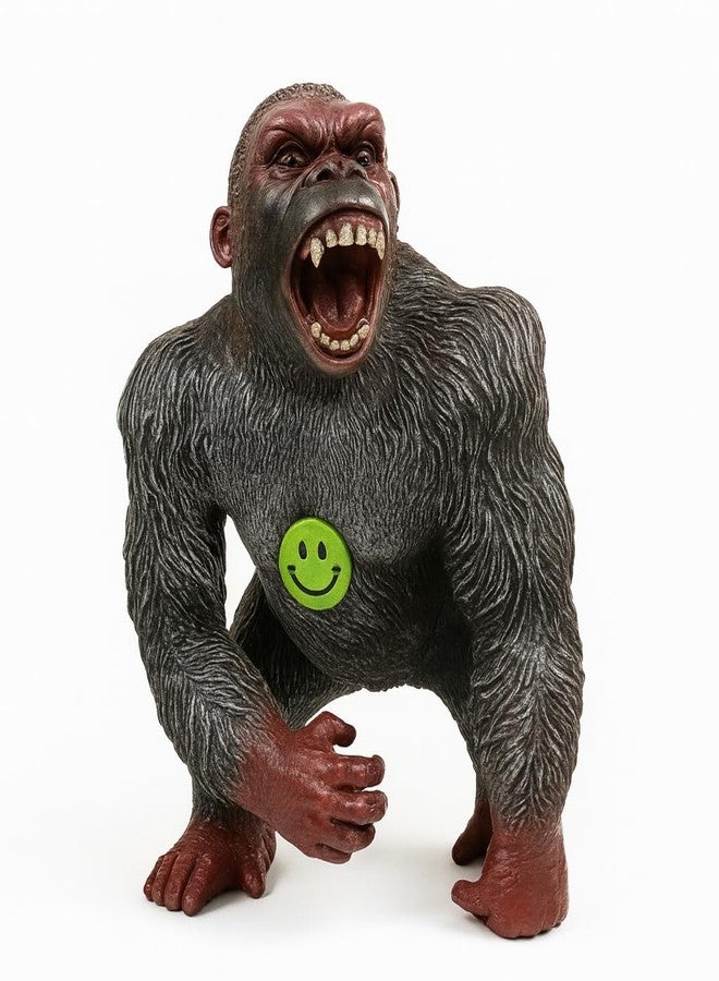DTR Creation Gorilla Action Figure Toy ? 30 cm Realistic Black & Brown Wild Animal Model | Jungle King Collectible | Birthday Gift for Boys & Girls - Image 1